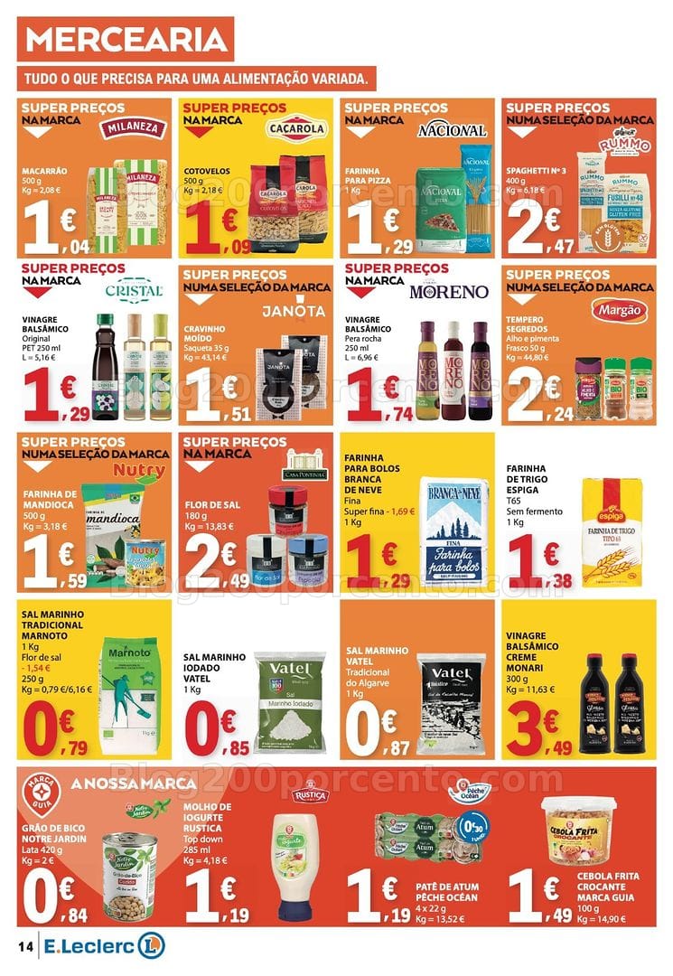 Antevisão Folheto E-LECLERC Promoções de 16 a 22 julho